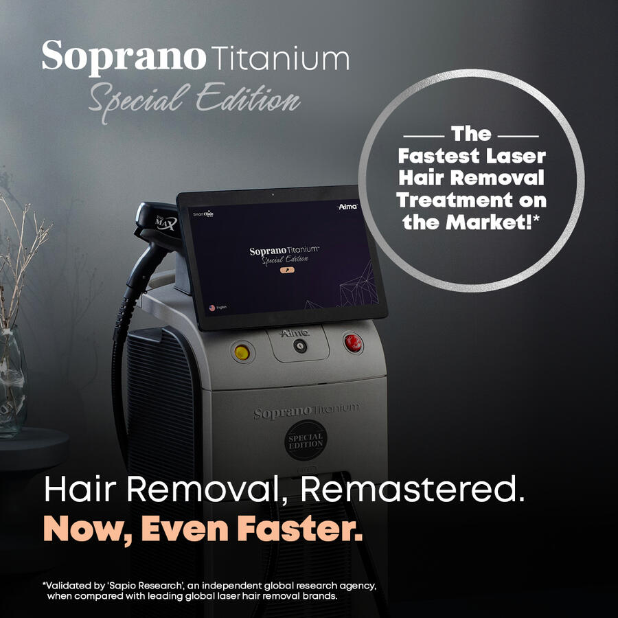 Soprano Titanium Special Edition Laser Hair Removal London